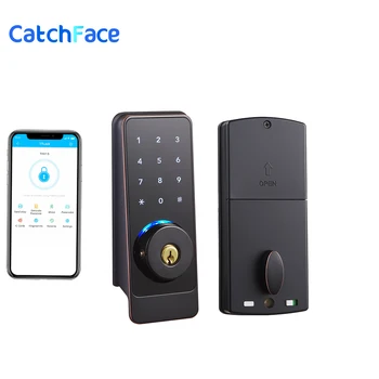 Приложение TTlock Умный дверной замок Водонепроницаемый Электронный дверной замок с дистанционным управлением, клавиатура Bluetooth, Цифровой замок для домашней безопасности