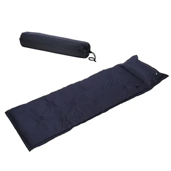 Принадлежности для кемпинга на открытом воздухе Надувная подушка из ПВХ, автоматический водонепроницаемый и влагостойкий коврик, палатка, спальный коврик, портативный