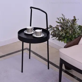 Приставной столик журнальный столик приставной столик круглый маленький журнальный столик угловой диван несколько мобильных простая скандинавская современная мебель для прикроватной тумбочки