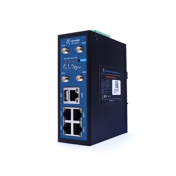 Промышленный сотовый VPN-маршрутизатор 4G LTE USR-G809, устройство интернета вещей, 4 порта LAN и 1 порт WAN Ethernet