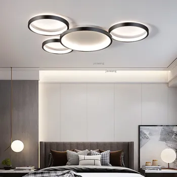 Простой современный светодиодный потолочный светильник для гостиной в скандинавском стиле, потолочный светильник, Люстра для спальни, Потолочная люстра