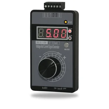 Ручной генератор сигналов с положительным и отрицательным напряжением 0-10 В, 5 В + ток 0-4-20 мА, аналоговый калибратор источника