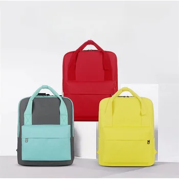 Рюкзак для мальчиков и девочек, детская легкая и прочная школьная сумка, модные однотонные универсальные рюкзаки