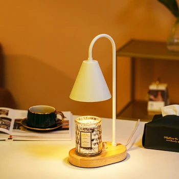 Светодиодная настольная лампа для подогрева свечей, Корейская восковая горелка для интерьера, ретро-освещение в помещении, горелка для расплавления воска, домашний декор, ночные светильники