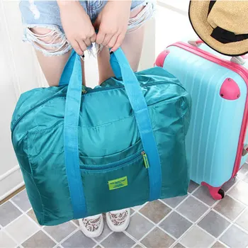Складная дорожная сумка для хранения в корейском стиле, сумка для макияжа, сумка для покупок, органайзер из водонепроницаемой ткани Оксфорд, дорожные вещевые сумки для отделки