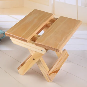 Складной походный стул из соснового дерева, Детская мебель, Портативный стул для рыбалки Mazar, Маленькая скамейка, Квадратная мебель для экономии пространства