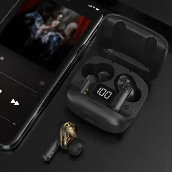 Совместимость с музыкой, чистый звук, Bluetooth-совместимые беспроводные наушники 5.2, аудиоаксессуары