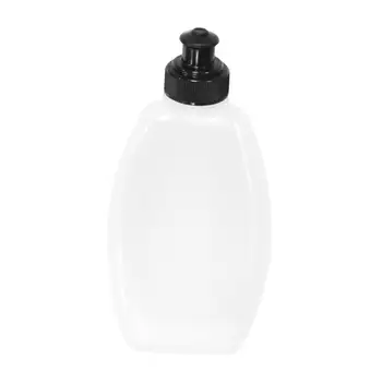 Спортивная бутылка для воды 280 мл Прозрачная гладкая вода Герметичная портативная многоразовая для поясной сумки рюкзака