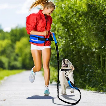 Спортивная поясная сумка, веревка для выгула собак, популярные взрывозащищенные товары для домашних животных на открытом воздухе, тяговая веревка для бега
