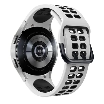 Спортивный силиконовый ремешок для Samsung Galaxy Watch4 Classic 46 мм 42 мм Сменный ремешок для часов Galaxy Watch 4 44 мм с изогнутым концом