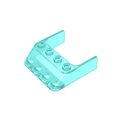 Строительные блоки, совместимые с LEGO 6238, Ветровое стекло 4 x 4 x 1 Техническая поддержка, аксессуары MOC, набор деталей для сборки, кирпичи своими руками