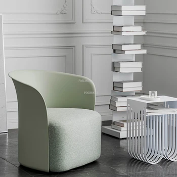 Стулья для гостиной из скандинавской ткани, Современная мебель для дома, креативный Односпальный диван-кресло, Простой Диван-кресло со спинкой для балкона для отдыха