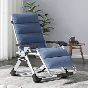 Стулья для гостиной из скандинавской ткани, современное минималистичное домашнее кресло с откидной спинкой, Креативное офисное кресло, кресло для отдыха со спинкой