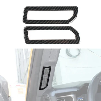 Украшение вентиляционного отверстия в передней стойке автомобиля, отделка рамы для Ford Bronco 2021 2022 Аксессуары для интерьера, ABS