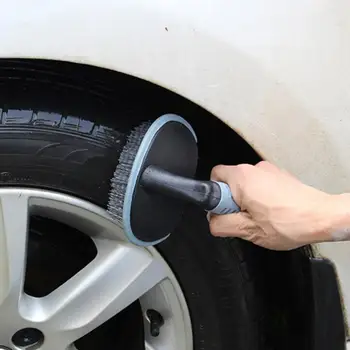 Устойчивая щетка для чистки колес автомобиля, Т-образная щетка для чистки, портативная многоформная щетка для чистки