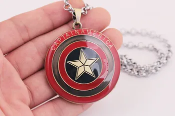 Фигурка-ожерелье Marvel Avengers Капитан Америка Щит в подарок