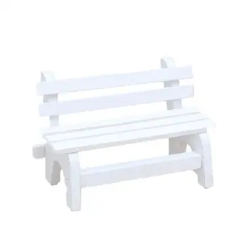 Форма для стула Micro Wood Экологичный деревянный Мини-Белый стул Mini Chair для Micro Landscape