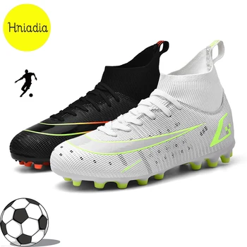 Футбольные бутсы Hniadia Assassin Футбольные бутсы TF / FG Chuteira Campo бутсы Zapatos De Fútbol Zapatos De Fútbol Футзальные футбольные бутсы