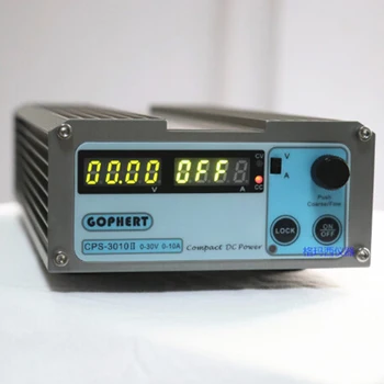 Цифровой регулируемый источник питания постоянного тока CPS-3010II 0-30V 0-10A с низким Энергопотреблением, Импульсный Источник питания CPS3010
