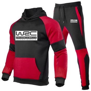 Чемпионат мира по ралли WRC 2023 Новый мужской спортивный костюм для отдыха, Толстовки, брюки, Спортивная одежда из двух частей, комплекты толстовок, спортивные костюмы