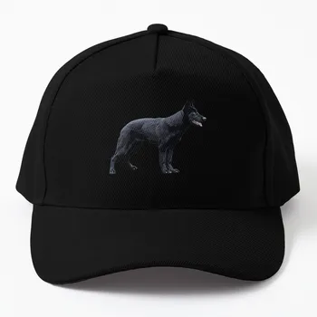 Черная бейсбольная кепка немецкой овчарки GSD модная пляжная шляпа каска Женская Мужская