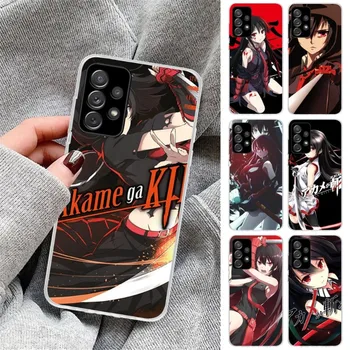 Чехол для телефона Akame Ga Kill Anime для Samsung Galaxy S23 S22 S21 Plus Ultra A12 A32 A53, прозрачный чехол для телефона