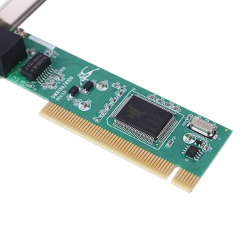 Чипсет PCI NIC RTL8139 10/100 Мбит/с RJ45 Ethernet Сетевой Сетевой Адаптер для Компьютера PC TXA001 XXUC