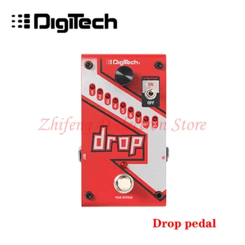 Электроакустическая гитара DigiTech Drop с эффектом опускания педали, транспонирование и опускание струны, волшебная красная коробка