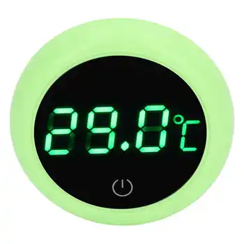 Электронный аквариумный термометр со светодиодным сенсорным экраном, аквариумный термометр с питанием от аккумулятора для аквариумов